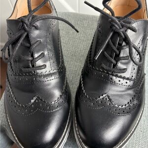 Torrid Lace Up Sports Bottom Oxford Women’s Black Faux Leather Size 12WW